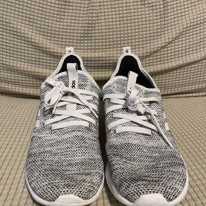 Adidas Black and White Knit Sneakers